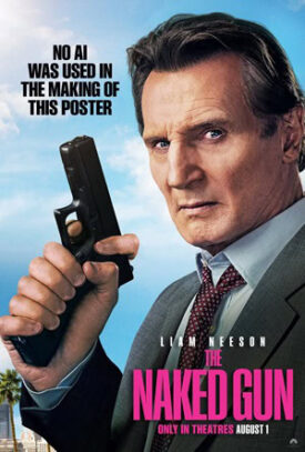 Official poster for فیلم The Nak3d Gun (2025)